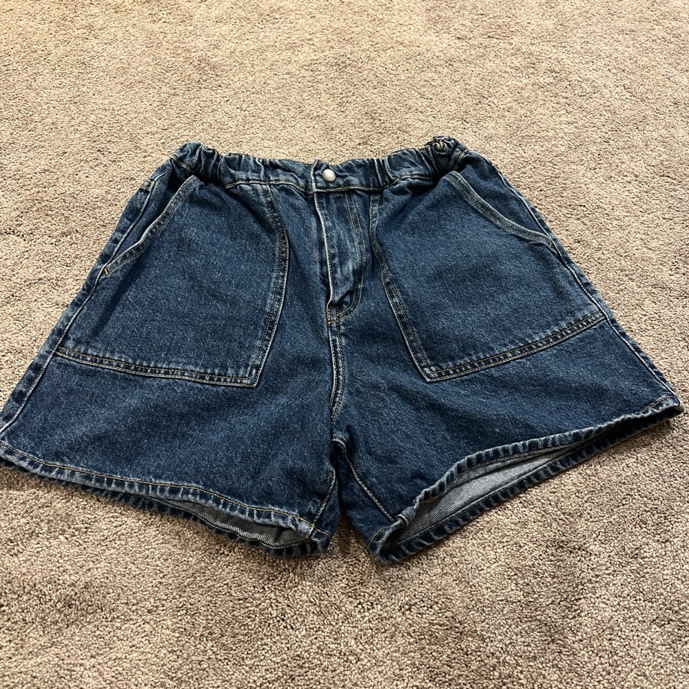 Quiksilver Dark Blue Jean Shorts